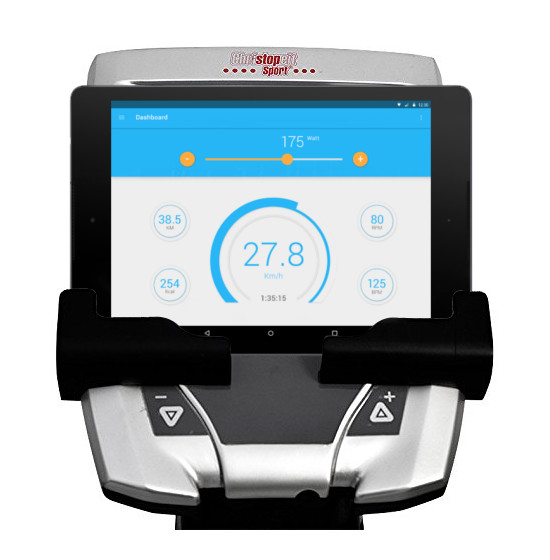 Vescape Fitness-App mit dem Crosstrainer Christopeit Blue T2