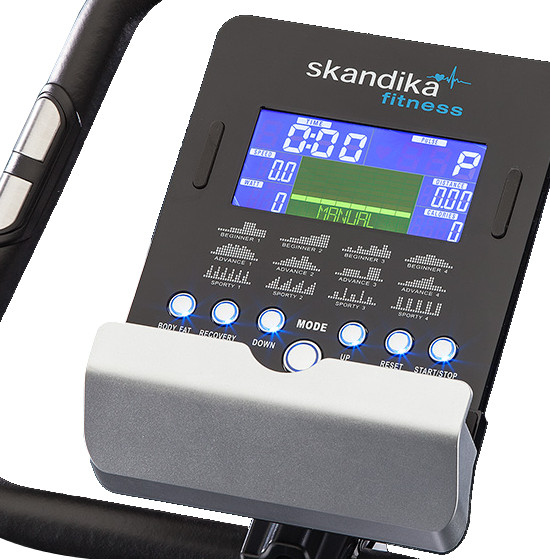 Konsole des Ergometers Skandika Cardiobike Ulisses